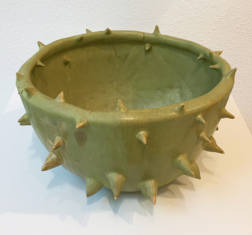 Green Thorned Bowl