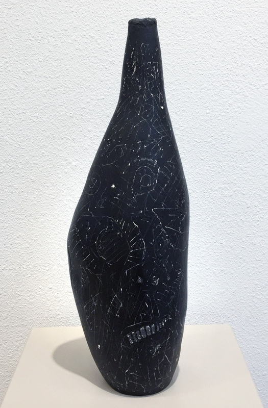 Black Sgraffito Vessel