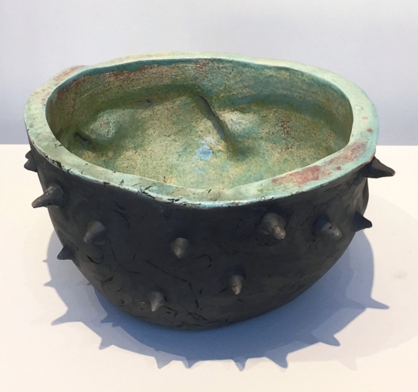 Raku Thorned Bowl